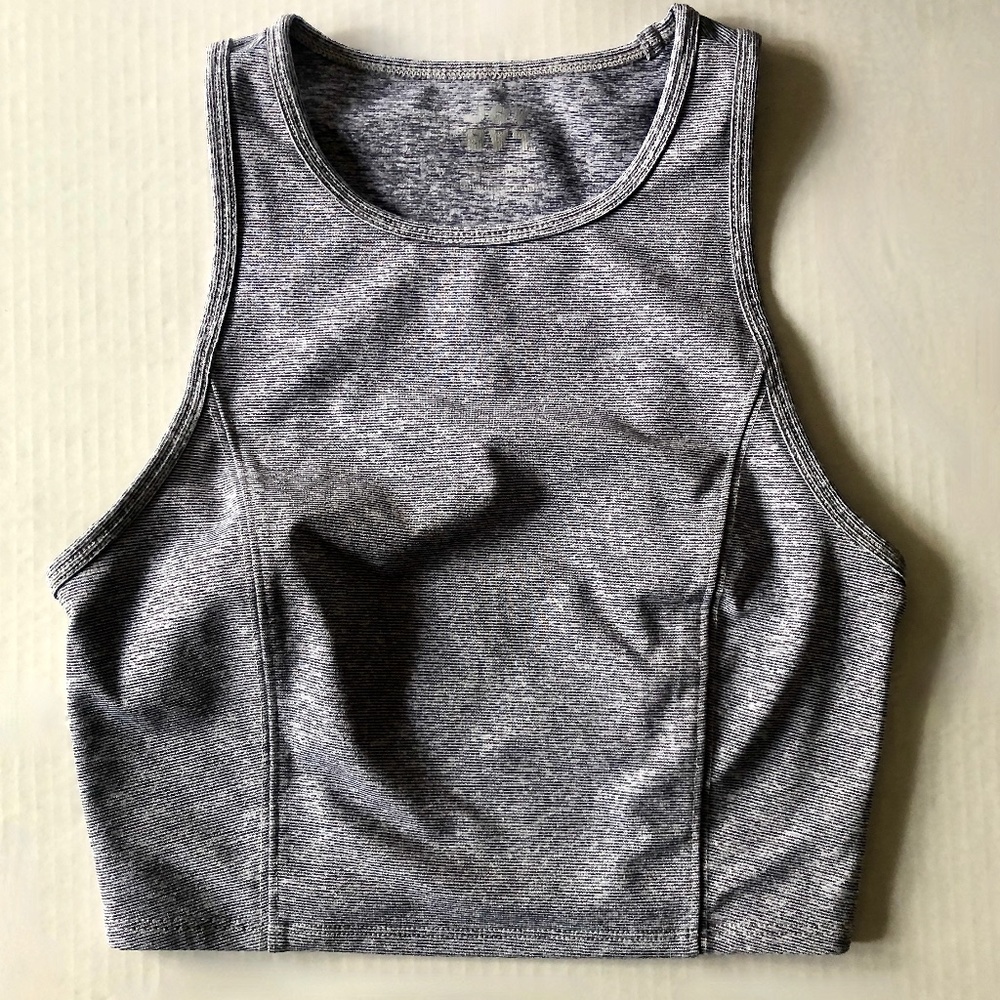 JoyLab Long Line Crop Top Sports Bra Sz S